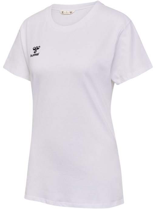 hmlGO 2.0 T-SHIRT S/S WOMAN, WHITE hmlGO 2.0 T-SHIRT S/S WOMAN, WHITE, packshot