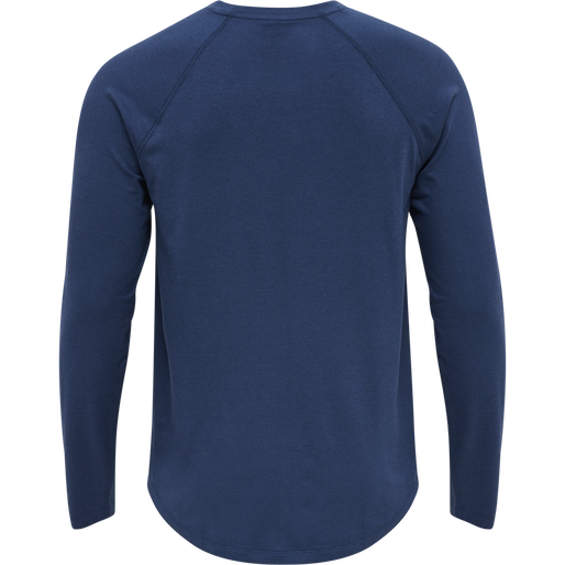 hmlMT LAZE T-SHIRT L/S, INSIGNIA BLUE hmlMT LAZE T-SHIRT L/S, INSIGNIA BLUE, packshot