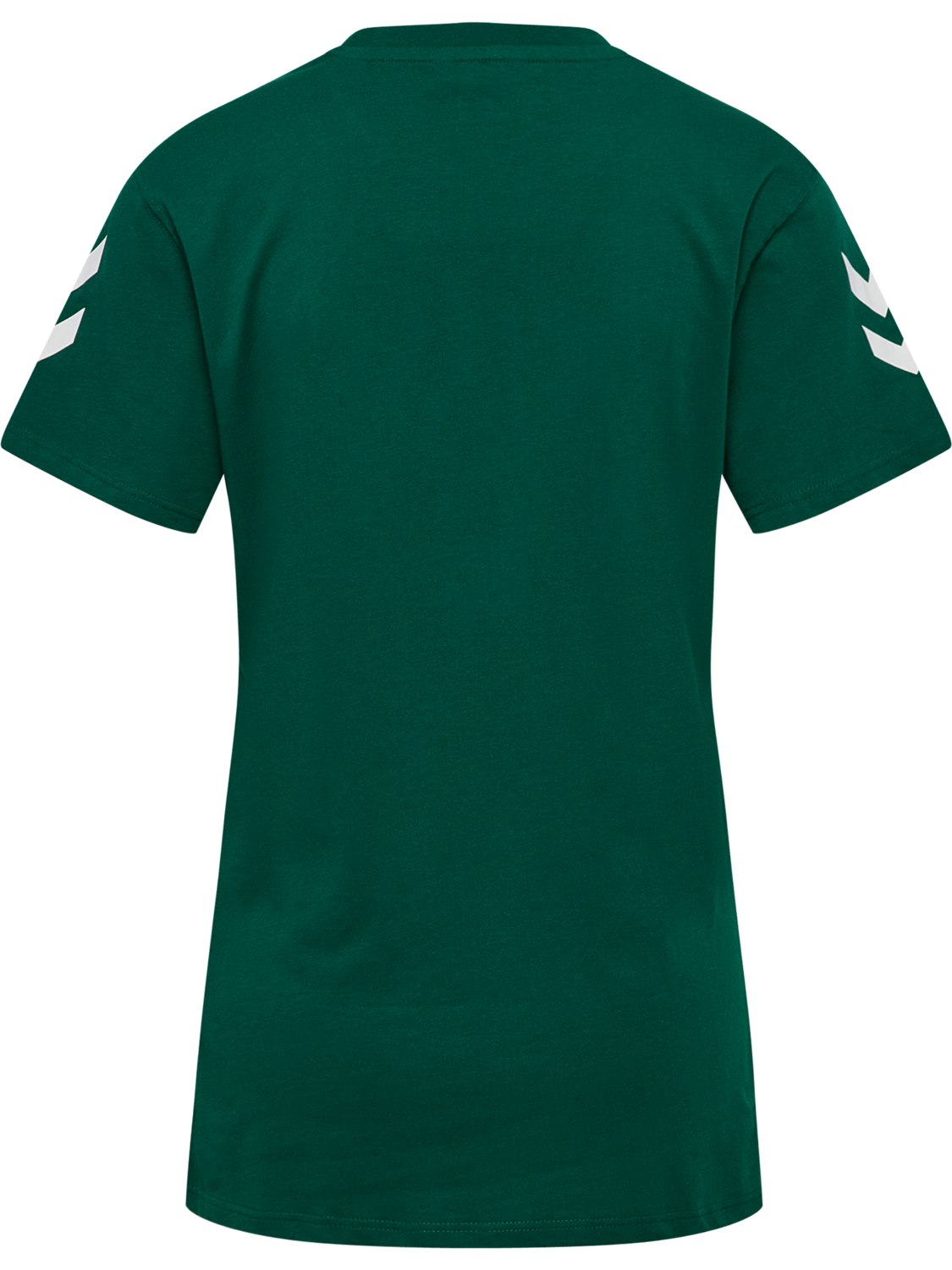 hmlGO 2.0 CHEVRON T-SHIRT S/S WOMAN, EVERGREEN, packshot