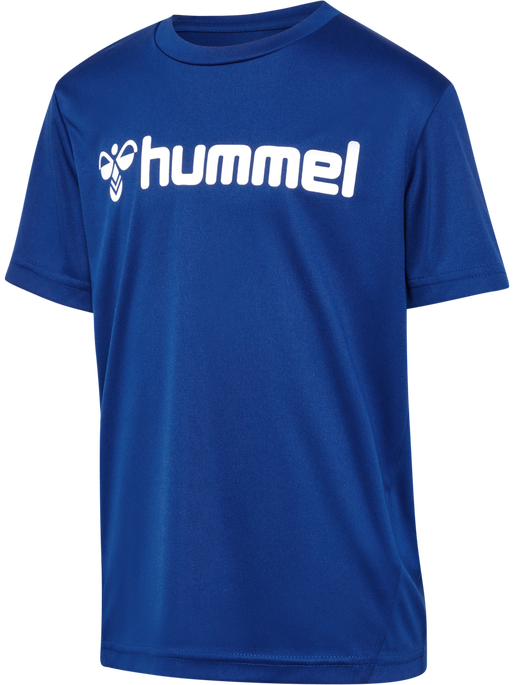 hmlLOGO JERSEY S/S KIDS, TRUE BLUE, packshot