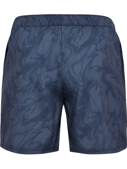 hmlPULSE AOP WORKOUT SHORTS SET, BLUE MIRAGE/DRESS BLUE hmlPULSE AOP WORKOUT SHORTS SET, BLUE MIRAGE/DRESS BLUE, packshot