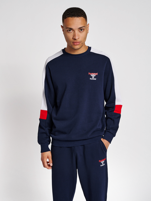 hmlIC CLAUDE SWEATSHIRT, 7666, model