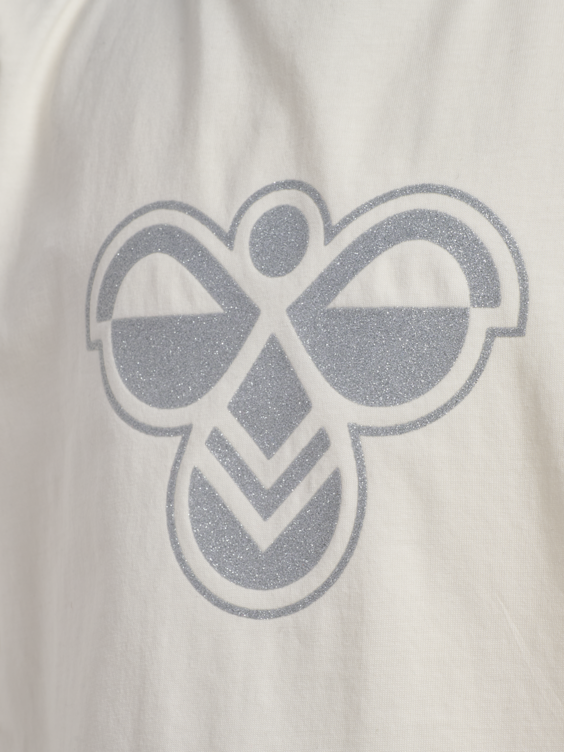 hmlJR REG T-SHIRT S/L BIG BEE, BLANC DE BLANC, packshot