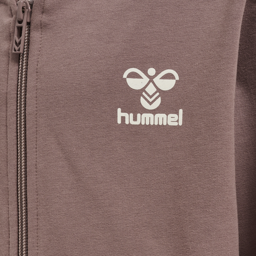 hmlTRECE ZIP HOODIE, TWILIGHT MAUVE, packshot