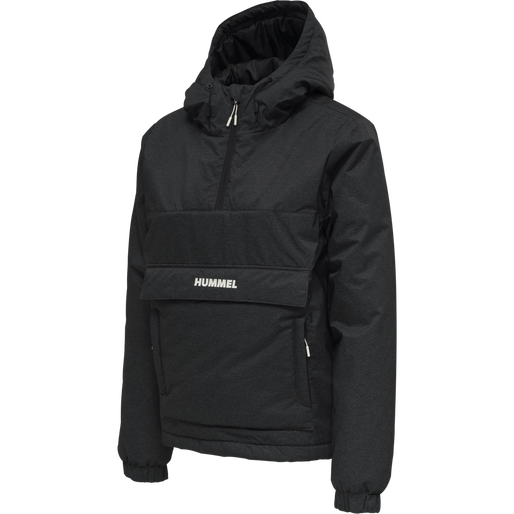 hmlAYDA ANORAK, BLACK MELANGE, packshot