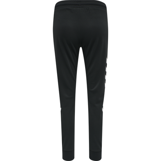 hmlLEGACY POLY WOMAN REGULAR PANTS, BLACK, packshot