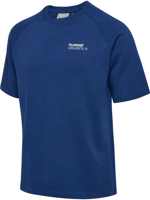 hmlTECH LOOSE T-SHIRT, ESTATE BLUE hmlTECH LOOSE T-SHIRT, ESTATE BLUE, packshot