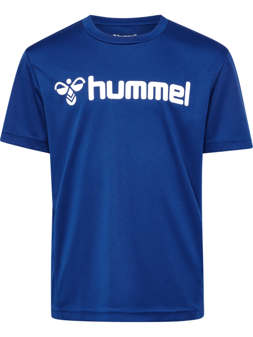 hmlLOGO JERSEY S/S KIDS, TRUE BLUE, packshot