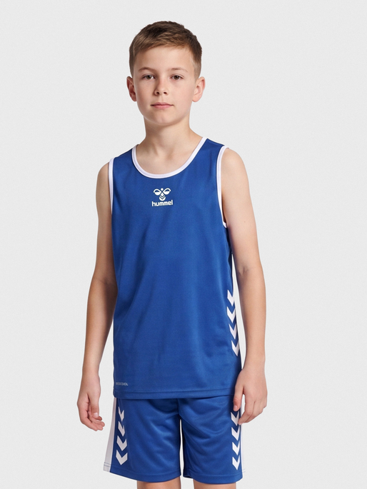 hmlCORE XK BASKET JERSEY KIDS, TRUE BLUE, model