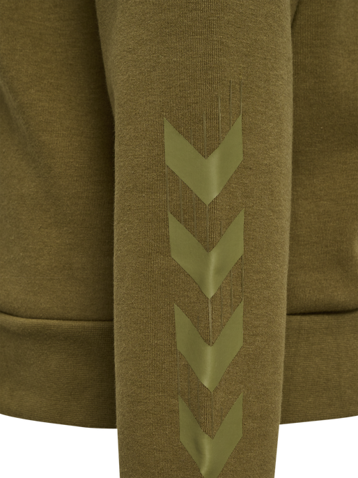 hmlTRAVEL SWEAT HOODIE WOMAN, MILITARY OLIVE, packshot