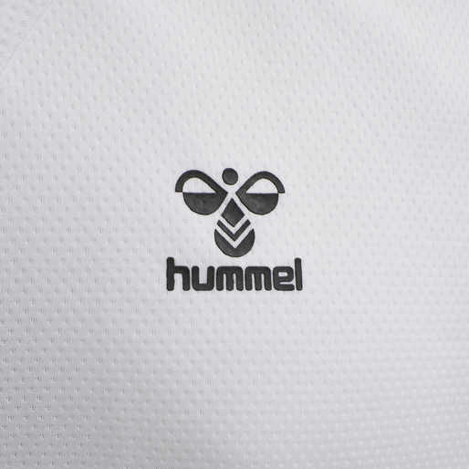 hmlLEAD S/S POLY JERSEY KIDS, WHITE, packshot