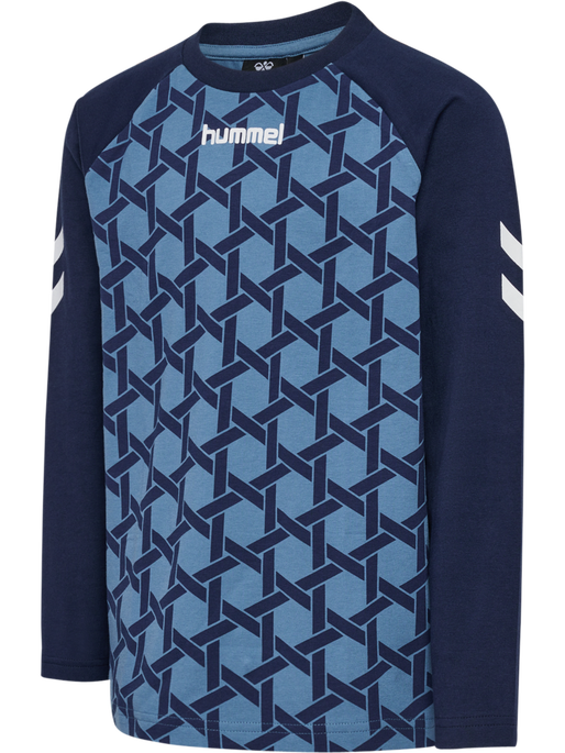 hmlPS T-SHIRT L/S, CAPTAIN'S BLUE, packshot