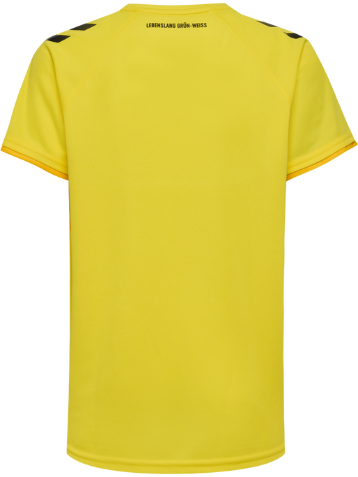 WER 24/25 GK JERSEY S/S KIDS, BLAZING YELLOW, packshot