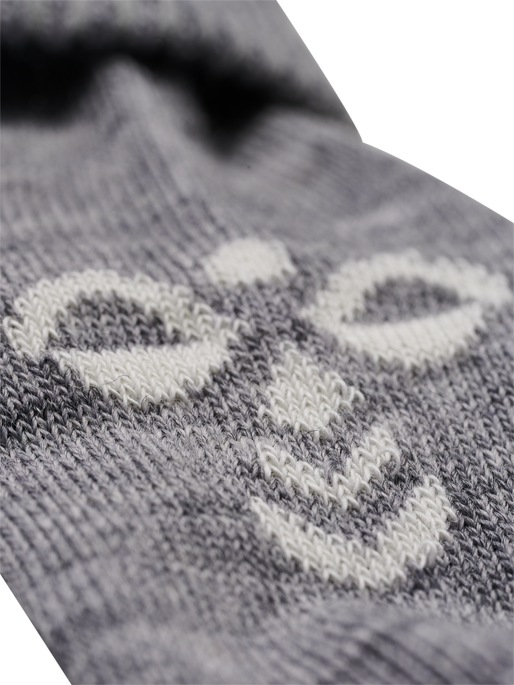 hmlMINI WOOL SOCKS, GREY MELANGE, packshot