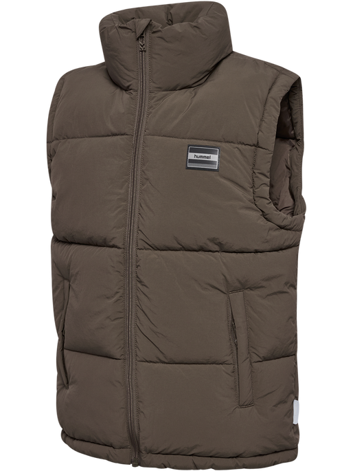 hmlCRISP TEX VEST, MAJOR BROWN, packshot