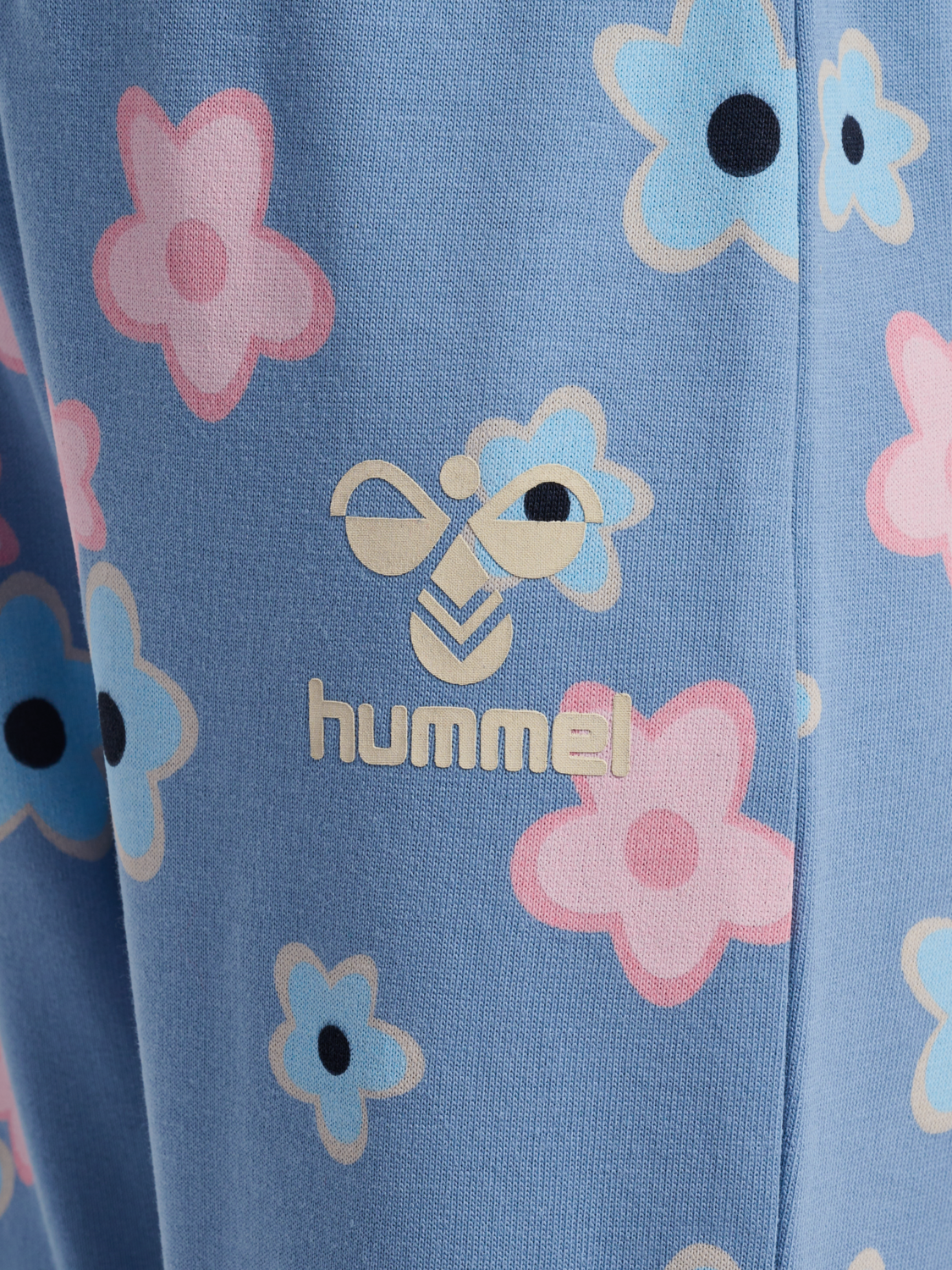 hmlRINNA ADJUST WAIST PANTS, FADED DENIM, packshot