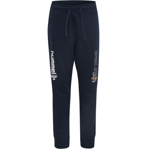 hmlSPACE JAM ON PANTS, BLACK IRIS, packshot