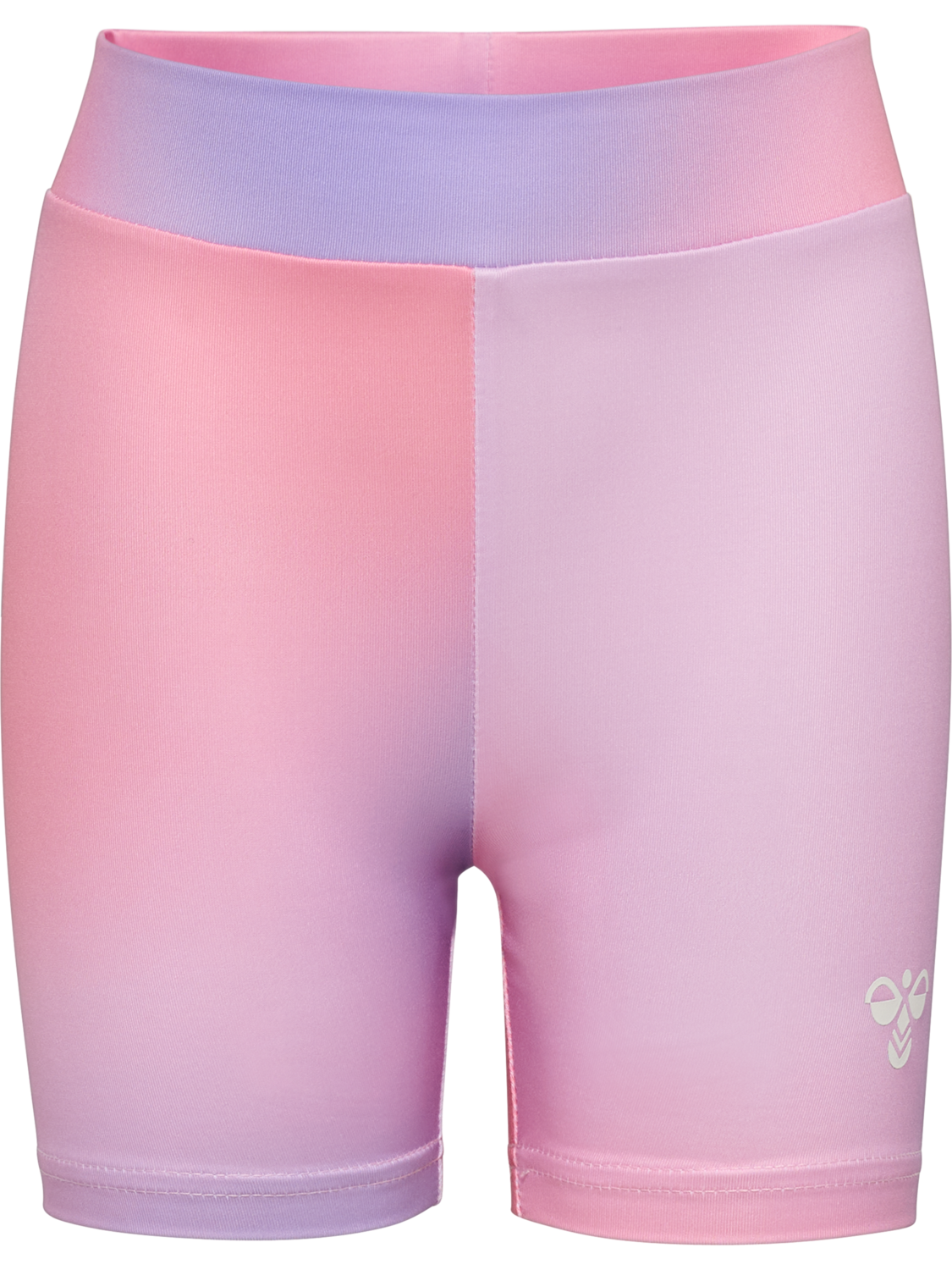 hmlJR GRADIENT GYM SHORT TIGHTS, SHELL PINK, packshot