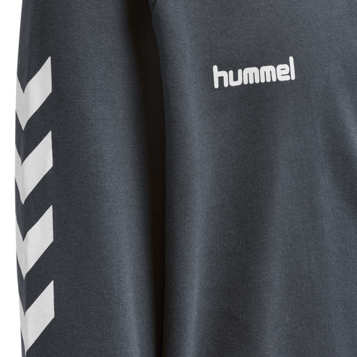 HUMMEL GO KIDS COTTON HOODIE, INDIA INK, packshot