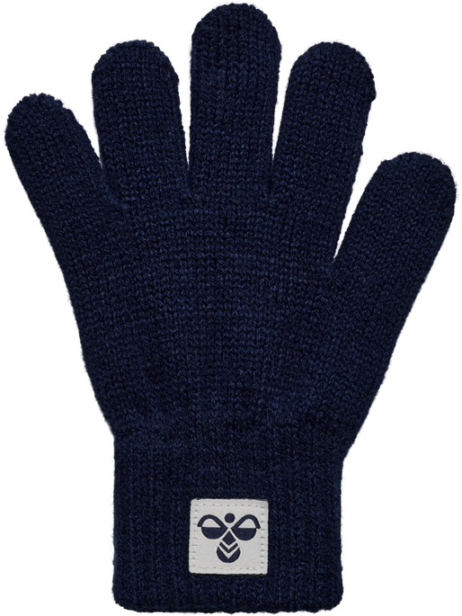 hmlJR KNIT GLOVES 2-PACK, DRESS BLUES, packshot