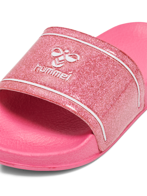 POOL SLIDE GLITTER JR, RASPBERRY POOL SLIDE GLITTER JR, RASPBERRY, packshot