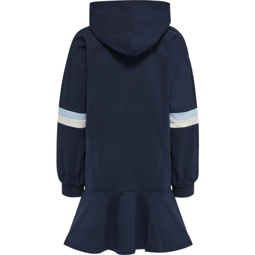 hmlBEVERLY HOODIE DRESS, BLACK IRIS hmlBEVERLY HOODIE DRESS, BLACK IRIS, packshot