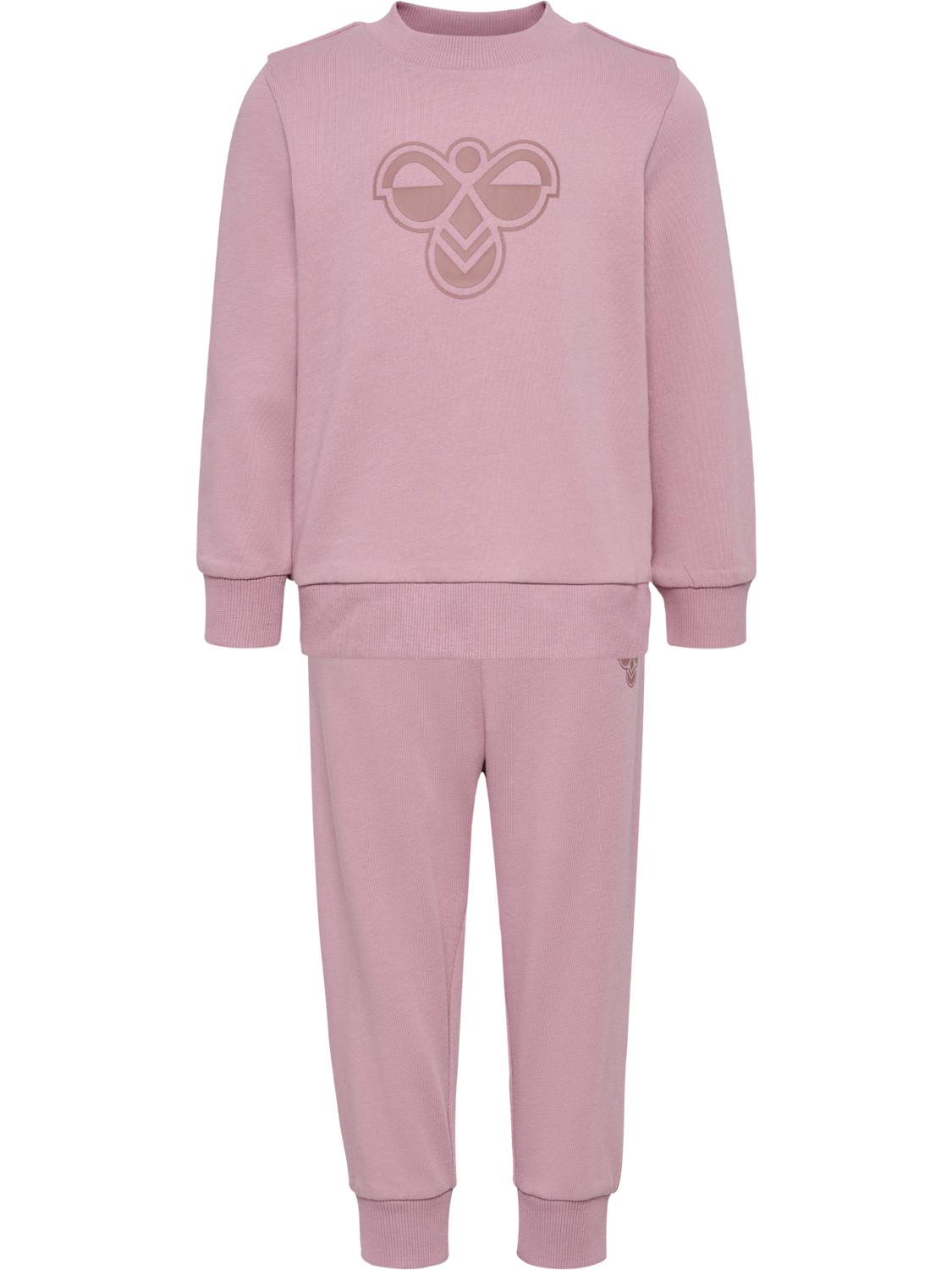 hmlMINI JERSEY CREWSUIT BEE, MAUVE SHADOW, packshot