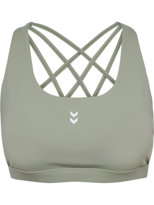hmlHIIT IMPACT STRAP BRA, SEAGRASS hmlHIIT IMPACT STRAP BRA, SEAGRASS, packshot