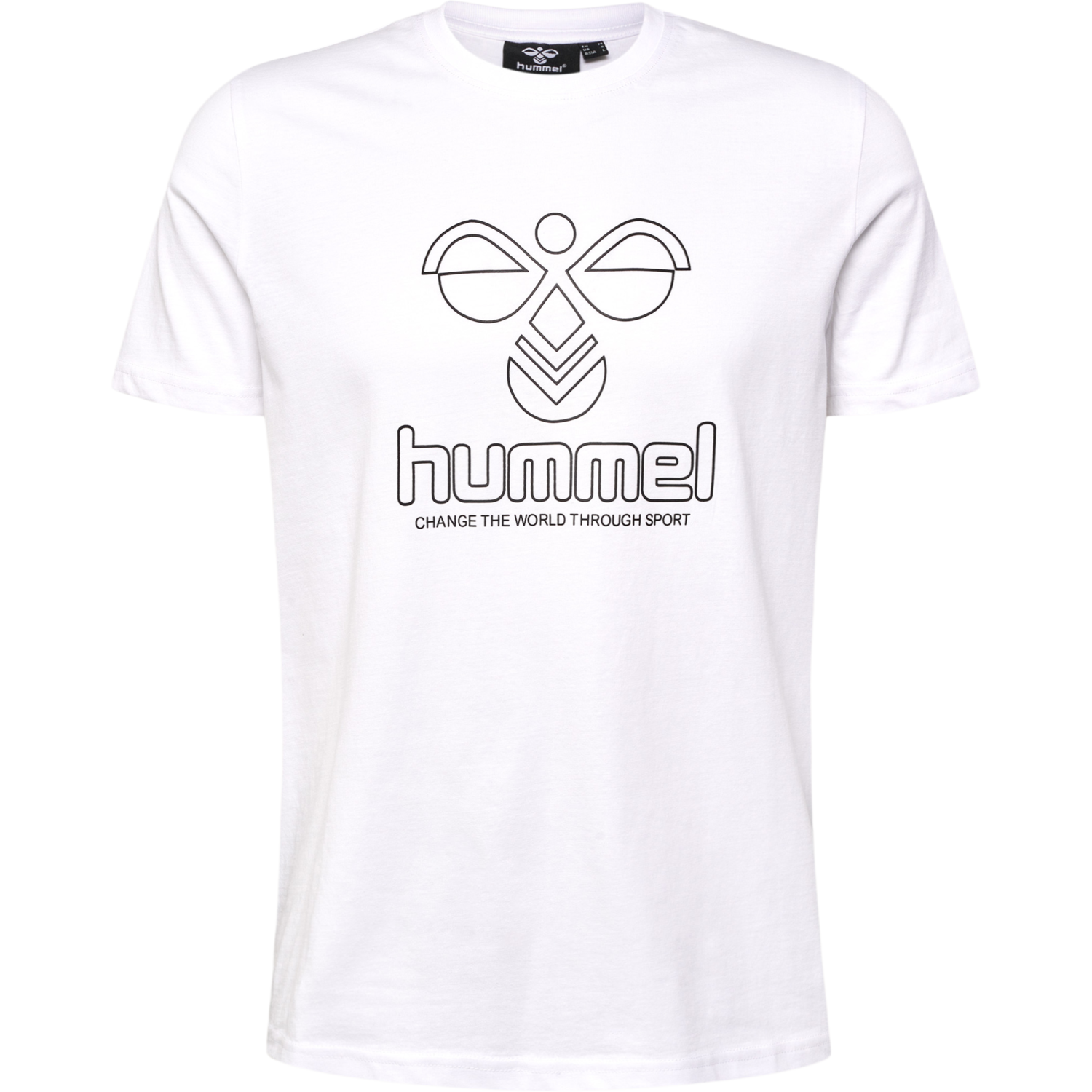 hmlICONS GRAPHIC T-SHIRT, WHITE, packshot