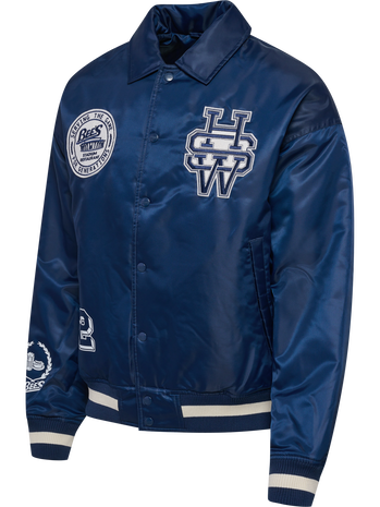 hmlLETTERMAN JACKET HSW, DRESS BLUES