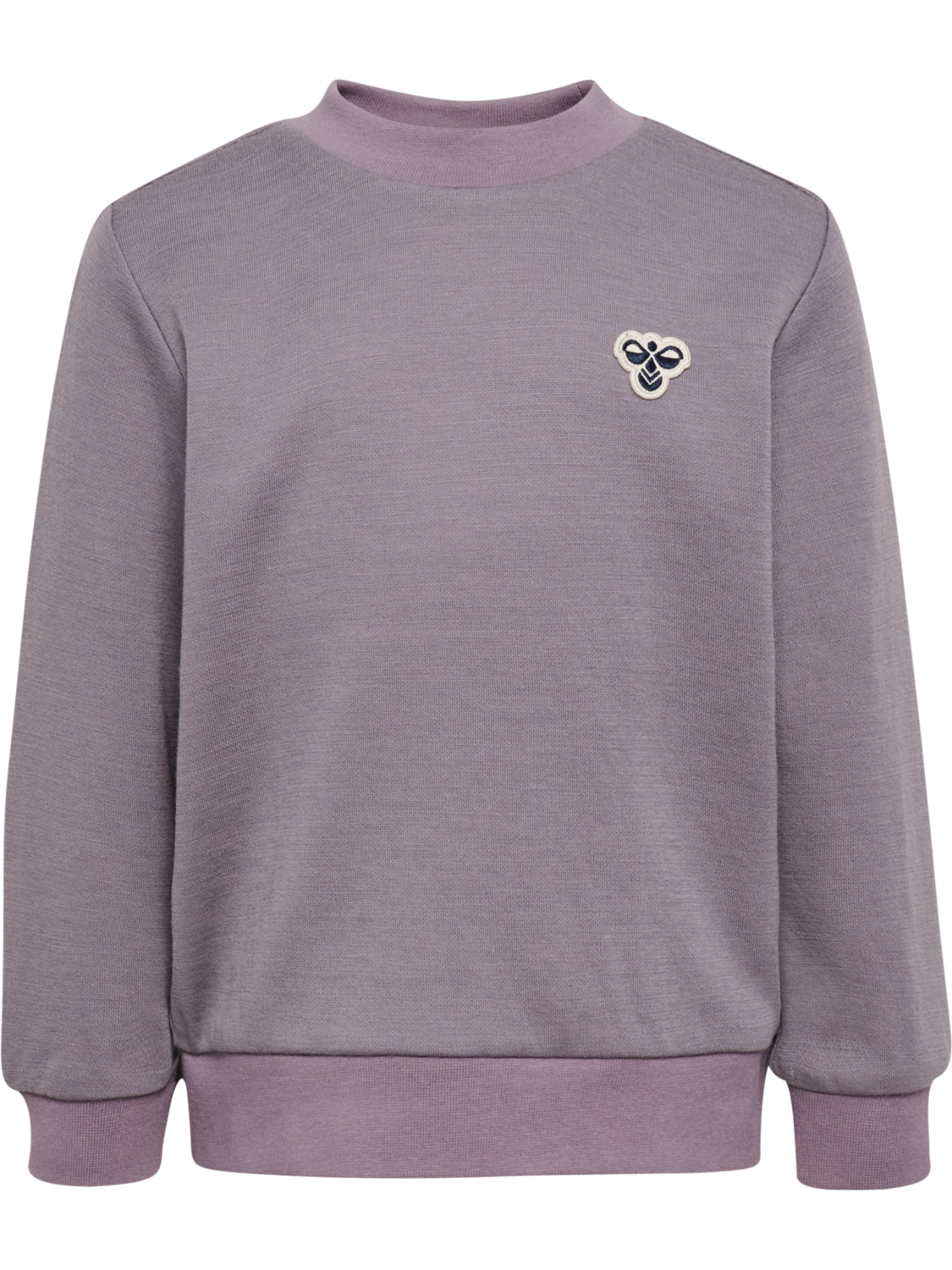 hmlMINI WOOL SWEATSHIRT BEE, GRAY RIDGE, packshot