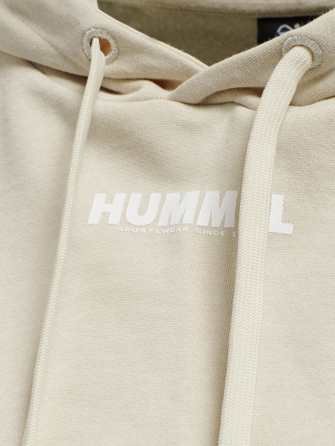 hmlLEGACY WOMAN CROPPED HOODIE, PUMICE STONE, packshot