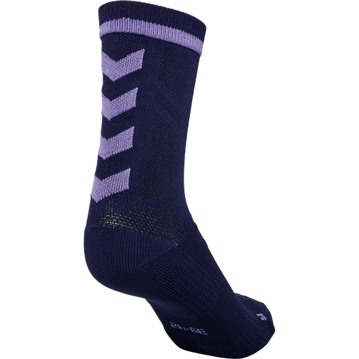 ELITE INDOOR SOCK LOW PA, MARINE/PAISLEY PURPLE, packshot
