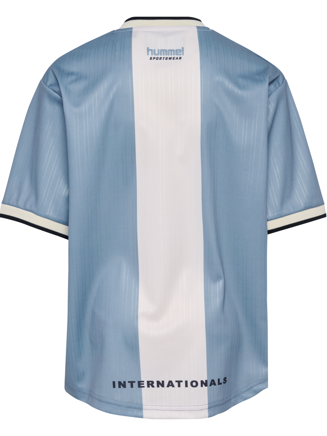 hmlJR LOOSE BALL  JERSEY S/S SET, FADED DENIM, packshot