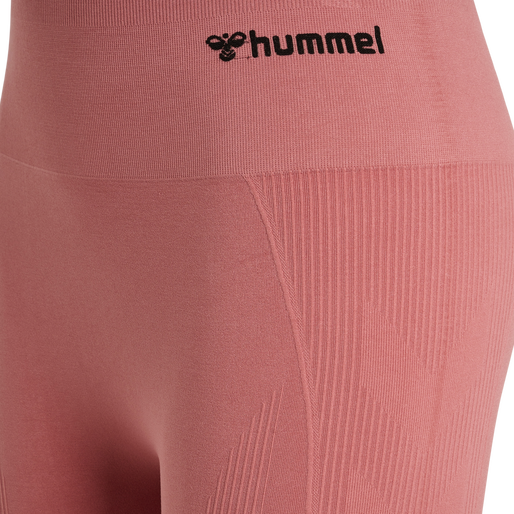 hmlTIF SEAMLESS HIGH WAIST TIGHTS, WITHERED ROSE, packshot