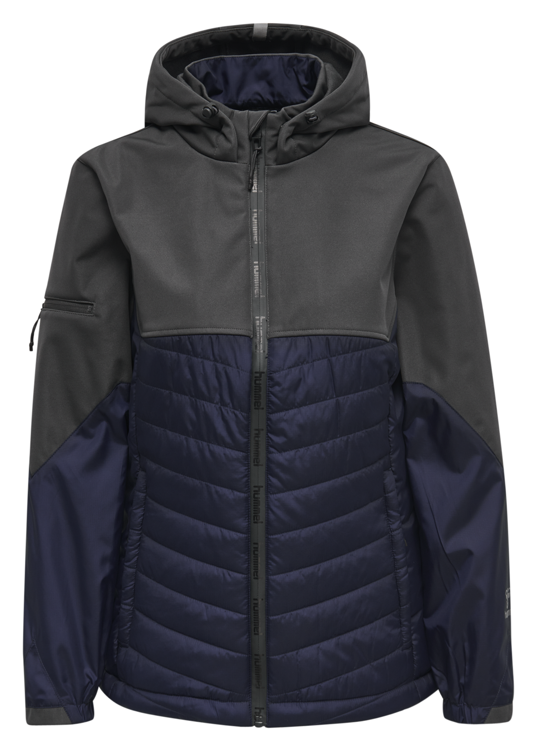 hmlNORTH HYBRID JACKET WOMAN, ASPHALT, packshot