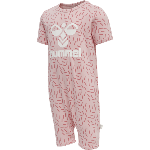 hmlRIVER BODYSUIT S/S, POWDER PINK, packshot