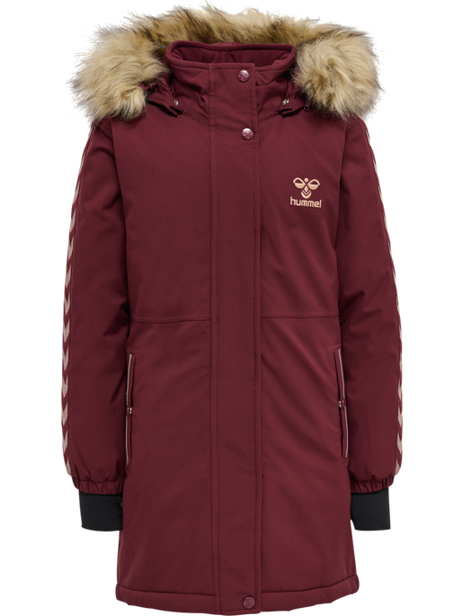 hmlLEAF TEX COAT, WINDSOR WINE hmlLEAF TEX COAT, WINDSOR WINE, packshot