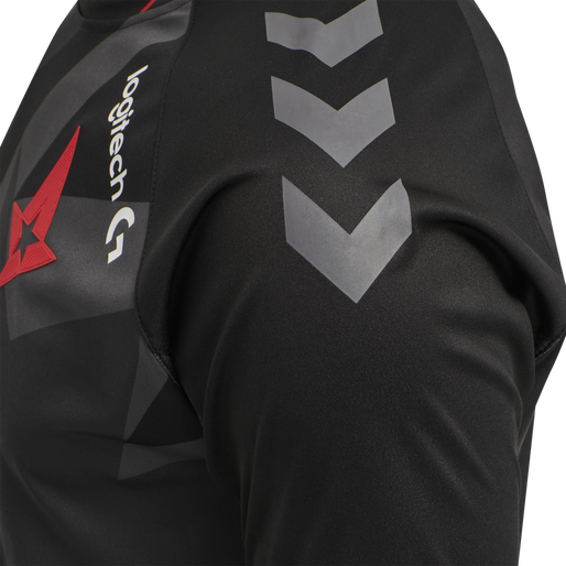 ASTRALIS 20/21 GAME JERSEY S/S_KIDS, BLACK W/LOGO ASTRALIS 20/21 GAME JERSEY S/S_KIDS, BLACK W/LOGO, packshot