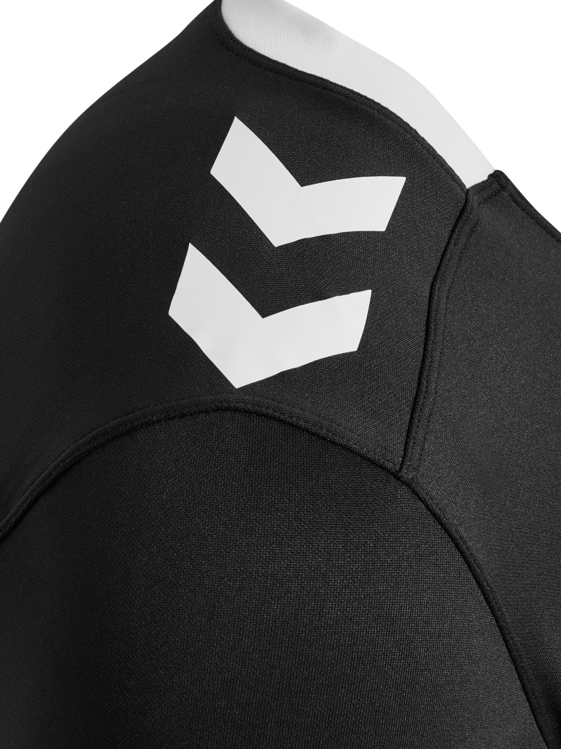 hmlRUGBY JERSEY S/S, BLACK, packshot