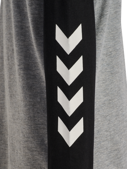 hmlJR LOGO T-SHIRT L/S, GREY MELANGE hmlJR LOGO T-SHIRT L/S, GREY MELANGE, packshot