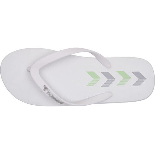 CHEVRON FLIP FLOP, WHITE, packshot