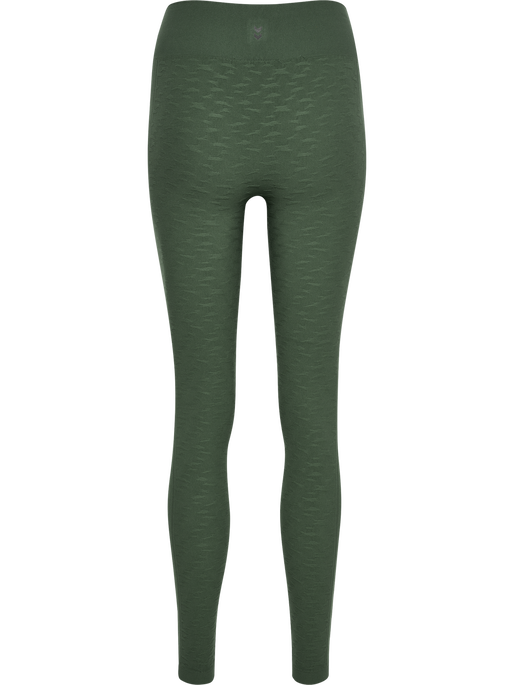 hmlMT FOCUS SEAMLESS HW TIGHTS, CLIMBING IVY, packshot