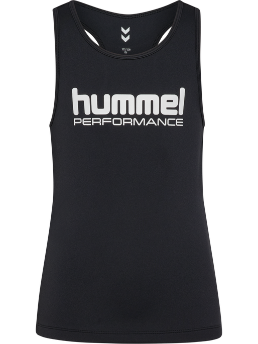 hmlJR PULSE TOP, BLACK hmlJR PULSE TOP, BLACK, packshot