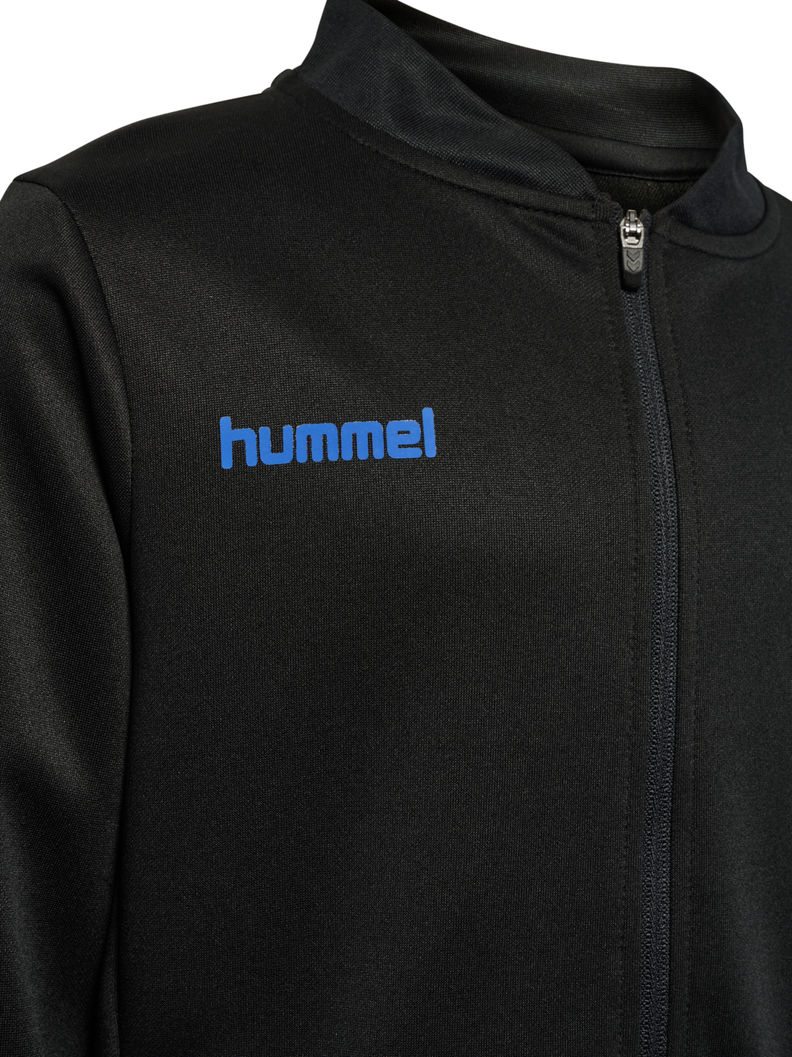 hmlBLAZE CLUB 26 ZIP JACKET KIDS, BLACK/BLUE, packshot
