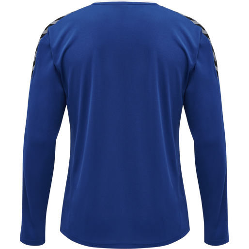 hmlAUTHENTIC POLY JERSEY L/S, TRUE BLUE, packshot