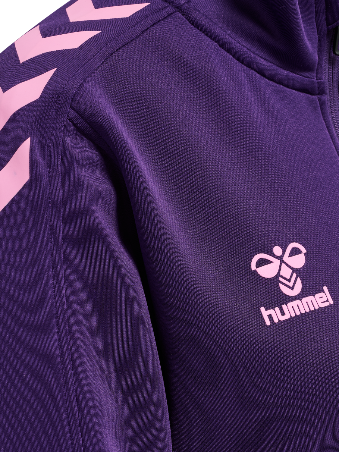 hmlCORE XK HALF ZIP SWEAT WOMAN, ACAI, packshot