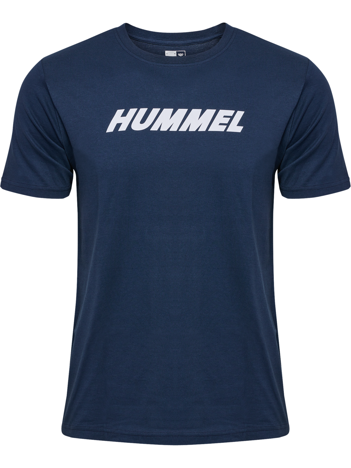 hmlELEMENTAL LOGO COTTON TEE, DRESS BLUES, packshot