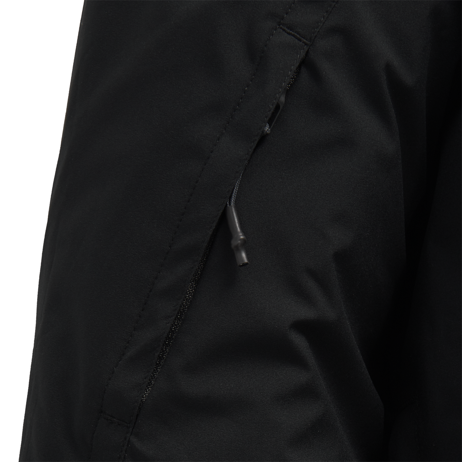 hmlNORTH PARKA JACKET, BLACK/ASPHALT, packshot