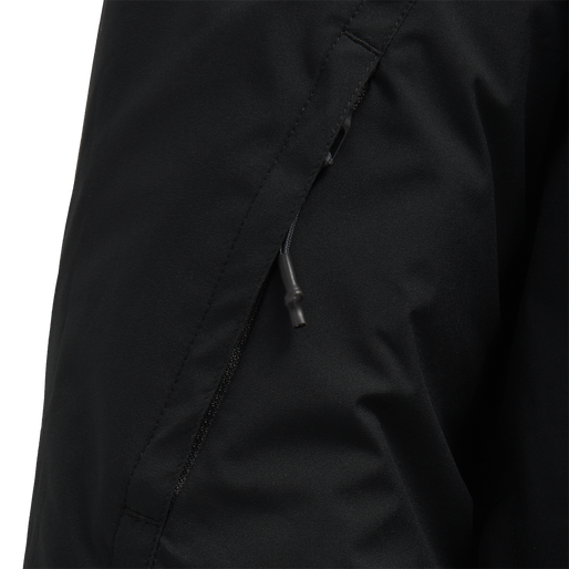 hmlNORTH PARKA JACKET, BLACK, packshot